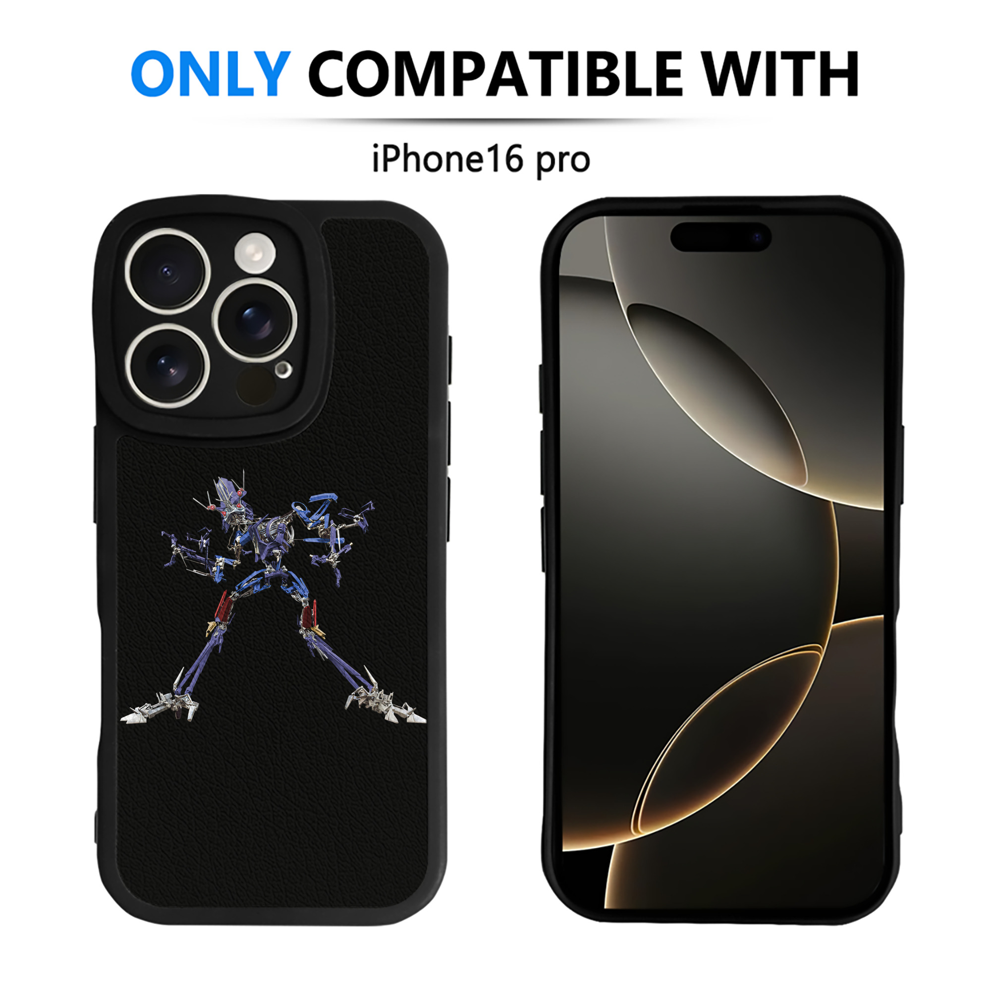 （画像用）  【iPhone 16シリーズ対応】シリコンスマホケース（レザー調） 材質：シリコン